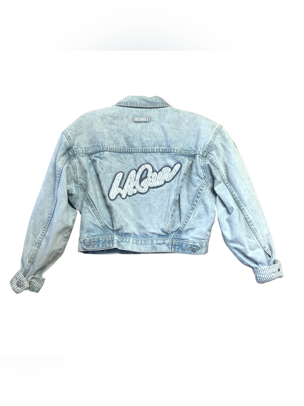LA GEAR Vintage Denim Cropped Jacket